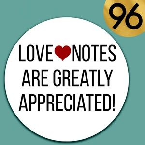 96 Posh Packaging Sticker Labels 2" Round Poshmark